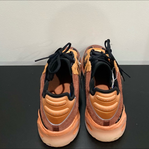 Adidas Originals Niteball Hazy Copper Core Black Acid Orange Sneakers Size: 9.5 - Picture 5 of 8